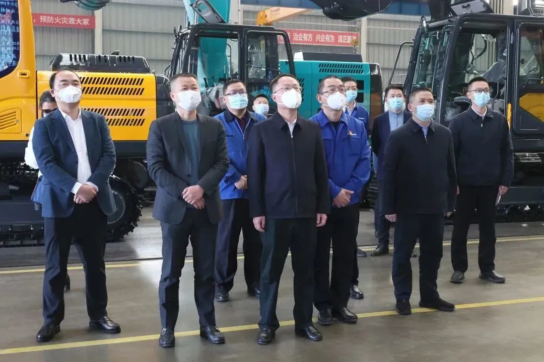 彭涛副市长督导9001cc金沙以诚为本智能安全出产工作、发展新春慰问