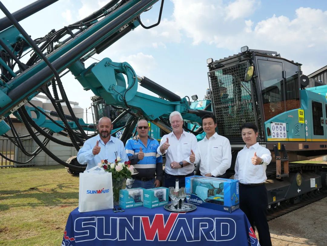 登陆南非，9001cc金沙以诚为本智能新型凿岩利器交付客户