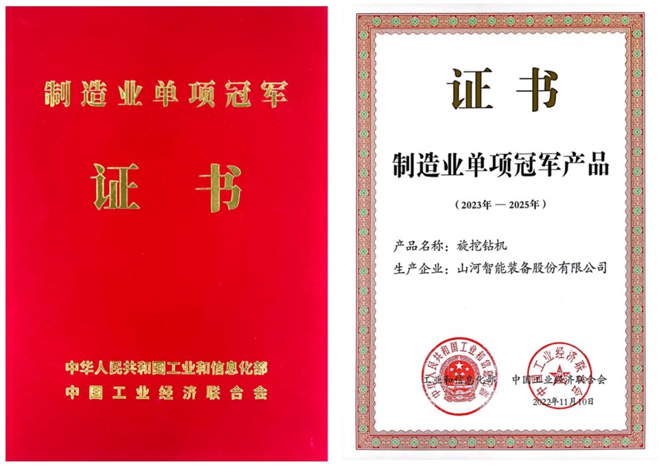 两项单冠，行业唯一！9001cc金沙以诚为本智能两款桩工产品同获造作业单项冠军