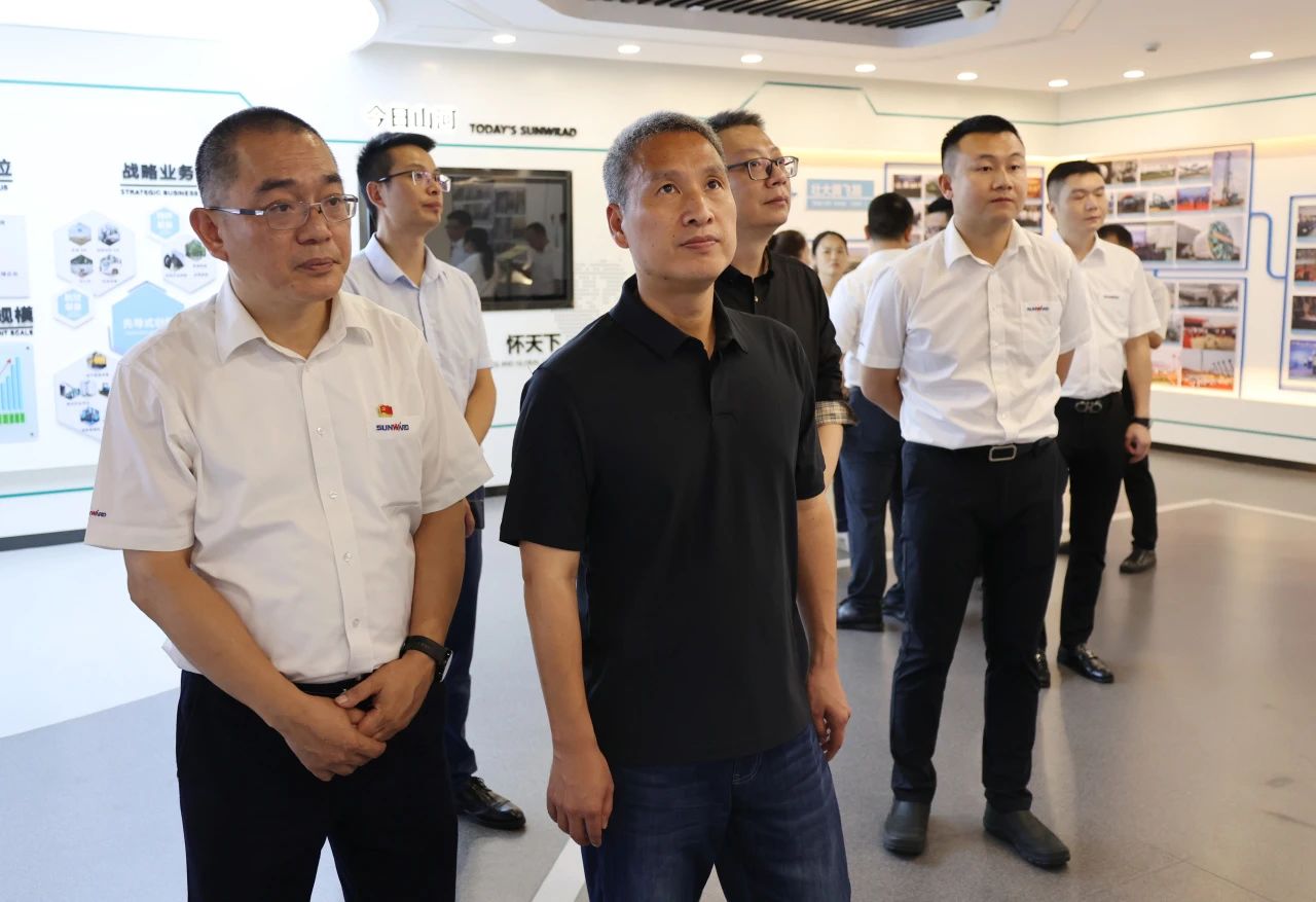 永青科技集团董事长胡晓东带队到访9001cc金沙以诚为本智能