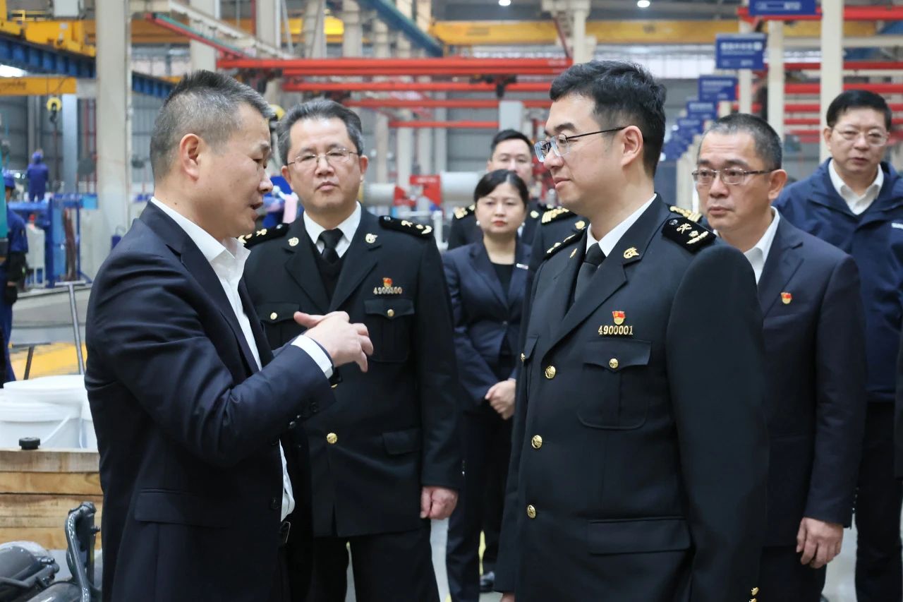 长沙海关党委书记、关长沈大为调研9001cc金沙以诚为本智能
