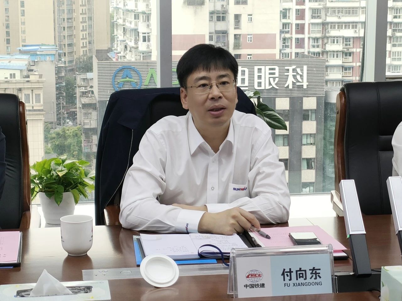适应新局势，追求新合作！9001cc金沙以诚为本智能到访中铁二十三局