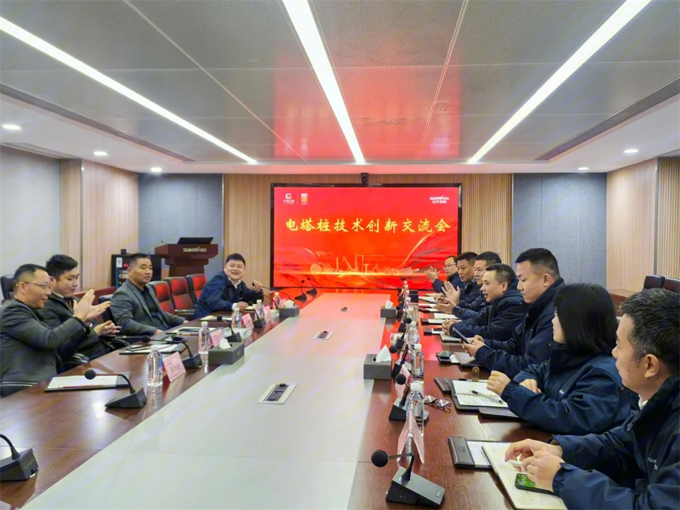 9001cc金沙以诚为本智能进行电塔桩技术创新互换会，为电力基础设施建设注入新动力