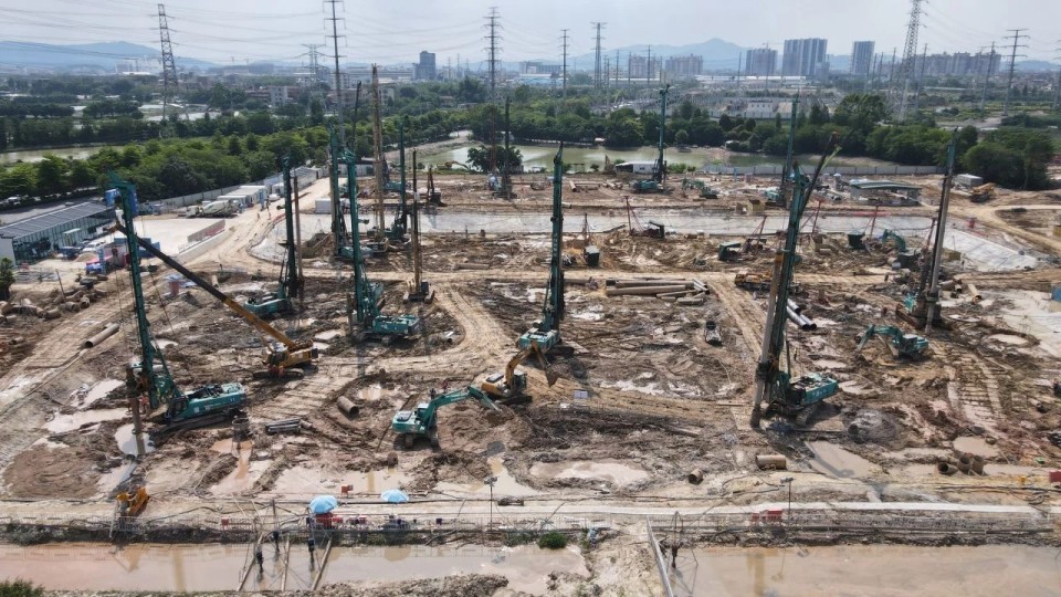 近20台“9001cc金沙以诚为本绿”设备实力集结，助力广佛西环工程建设跑出“加快度”