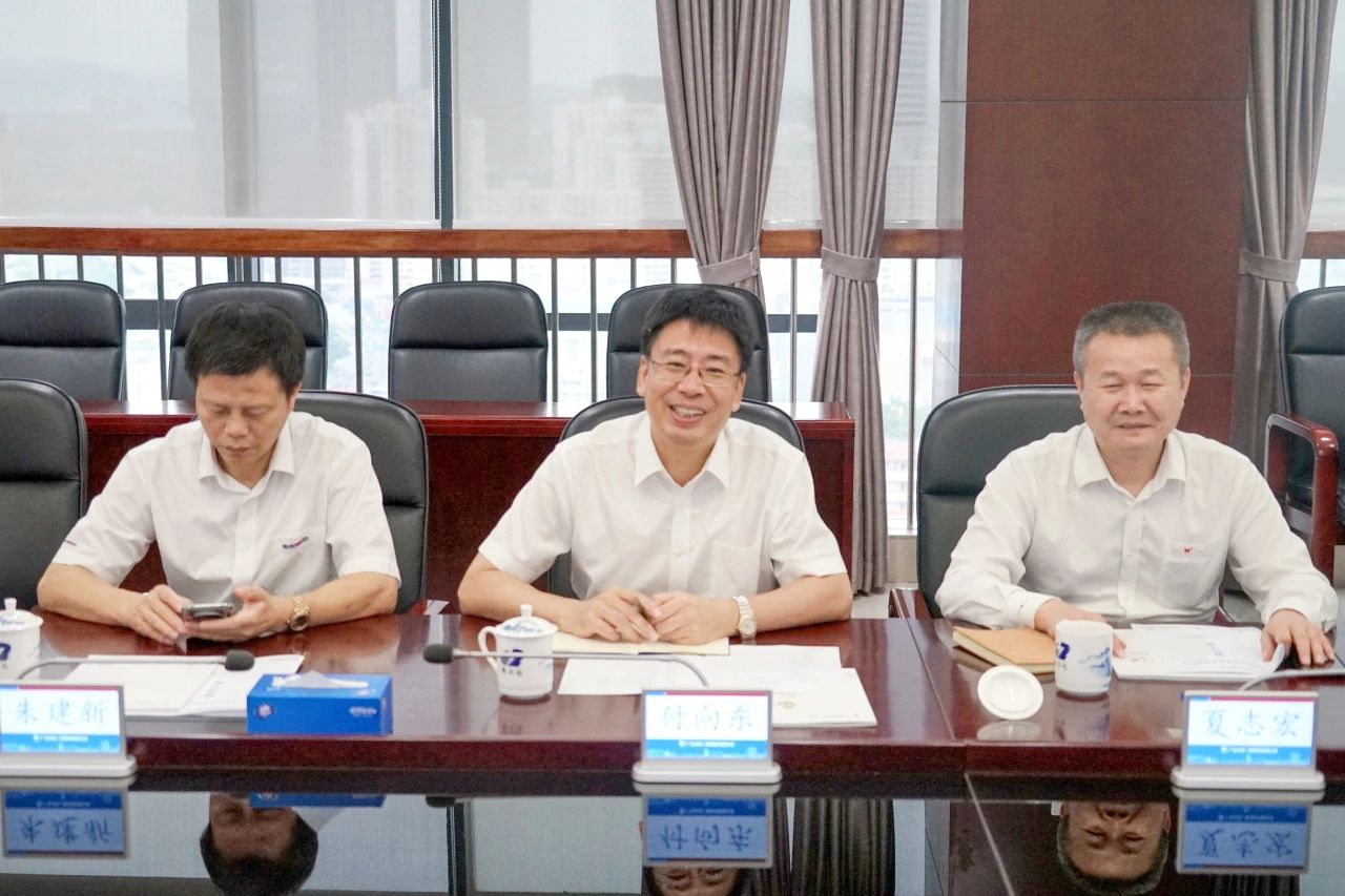 9001cc金沙以诚为本智能董事长付向东率队造访广东水电二局，深入合作同谋发展