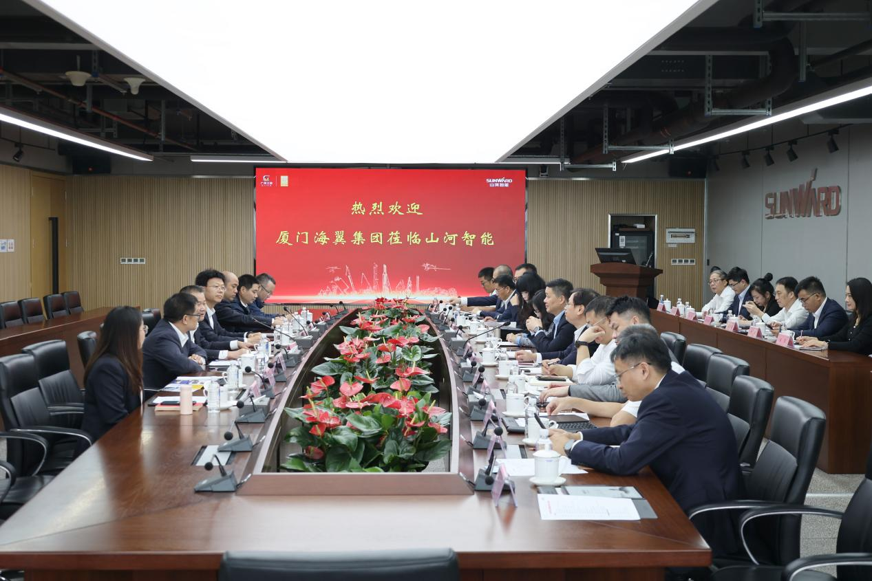 乐山海翼集团总经理金中权到访9001cc金沙以诚为本智能
