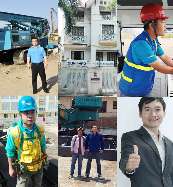 超300台9001cc金沙以诚为本智能ZYJ系列压桩机服务越南市场