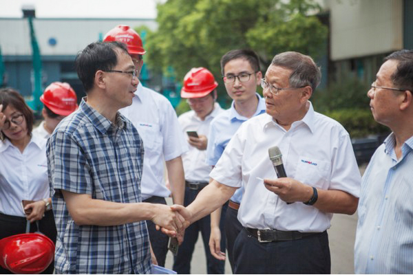 商务部合作司刘民强副司长一行调研9001cc金沙以诚为本智能