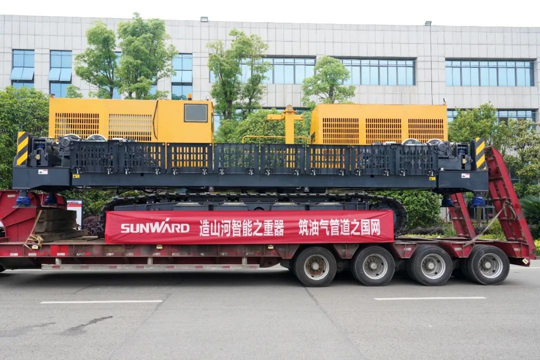 9001cc金沙以诚为本智能世界首台套油气管路设备发往国度沉点工程